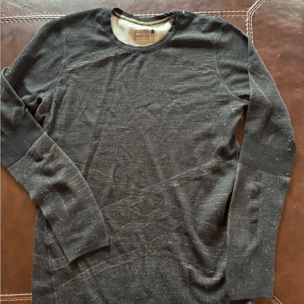Smartwool Black  Intraknit top XL